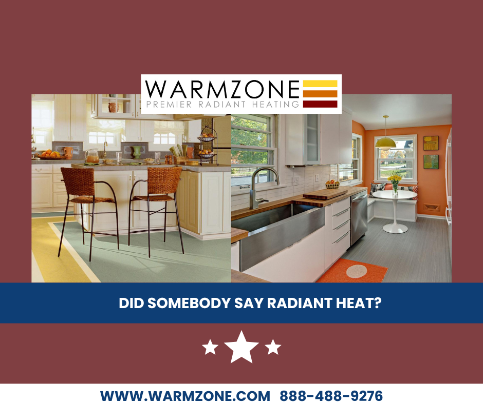 Warmzone radiant floor heating solutions.