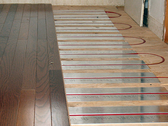 radiant heat flooring