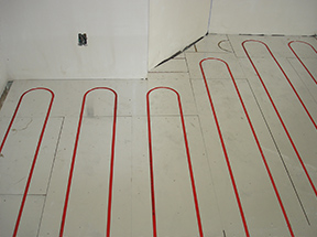 hydronic floor heating